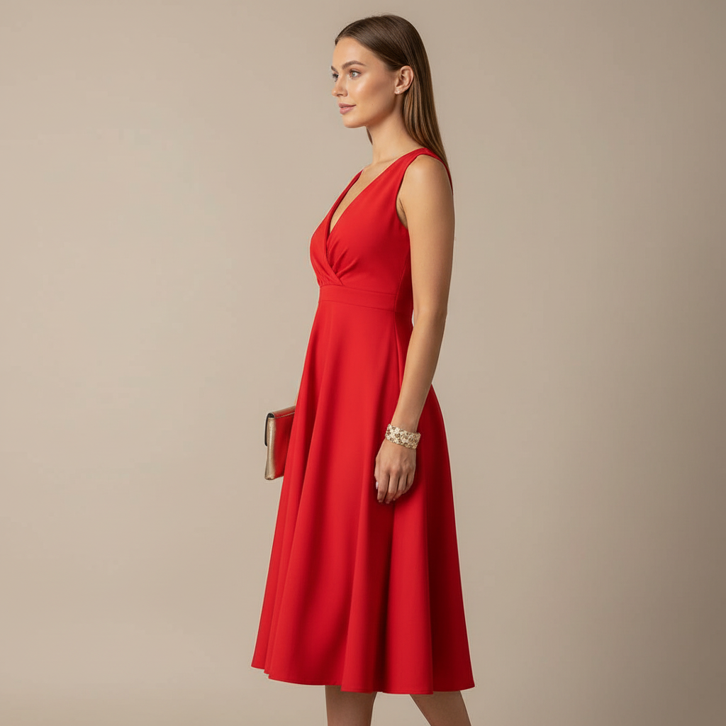 Sara Elegant Midi Dress