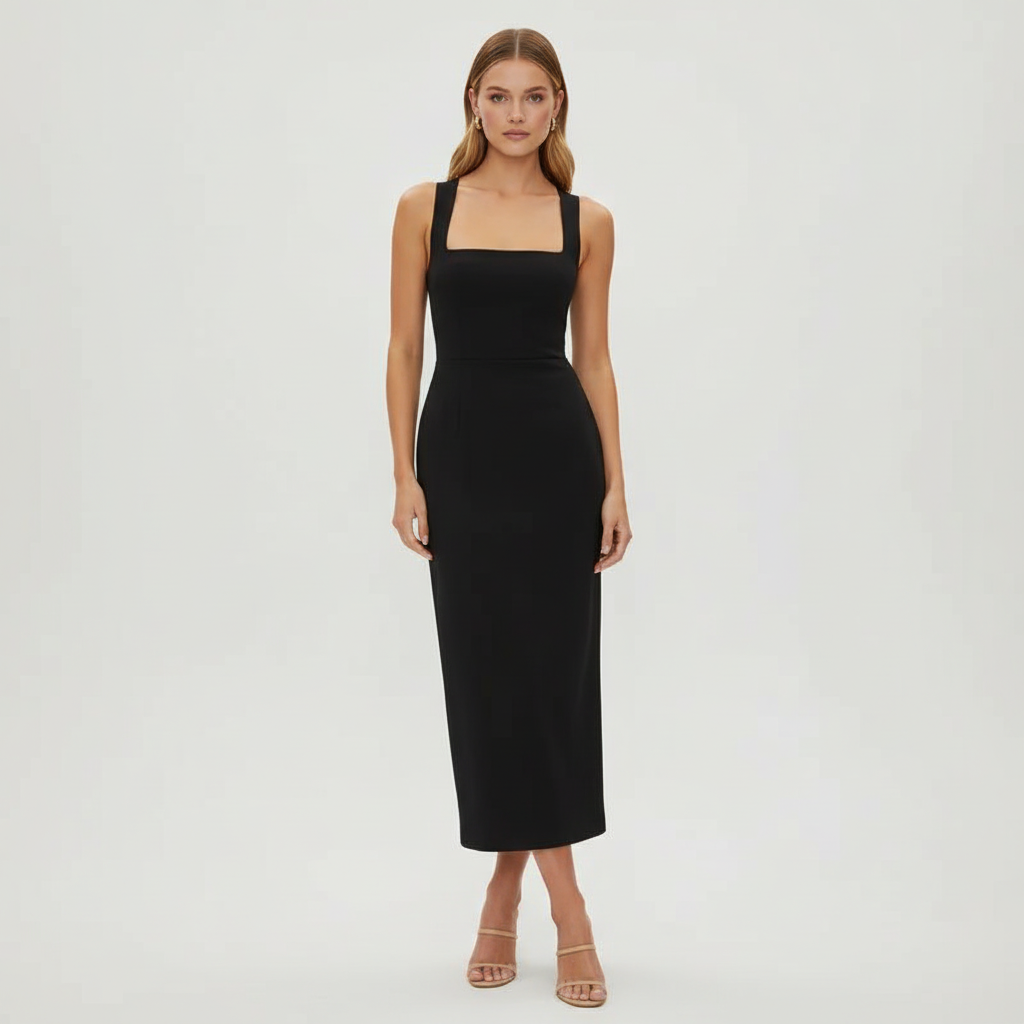 Dania Black Party Dress