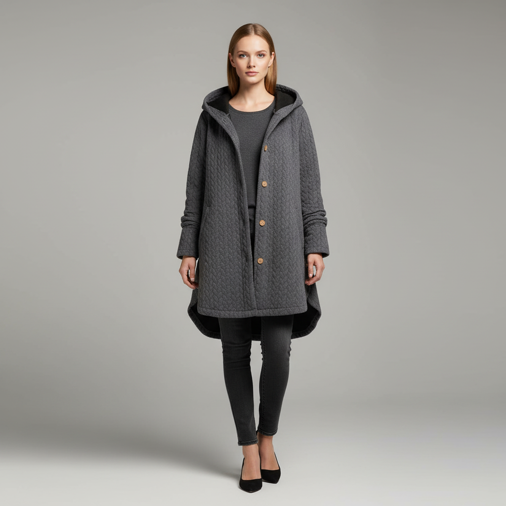Sarah Elegant Hooded Jacket