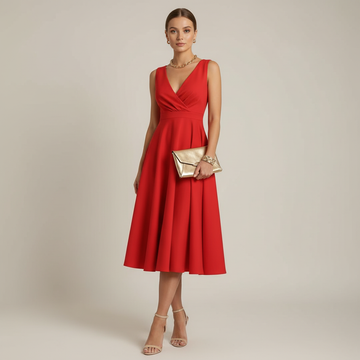 Sara Elegant Midi Dress