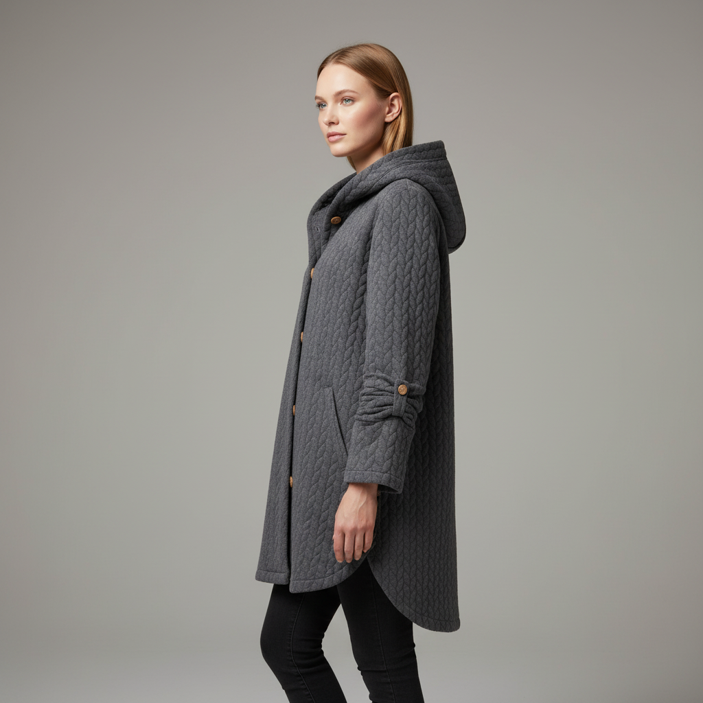 Sarah Elegant Hooded Jacket