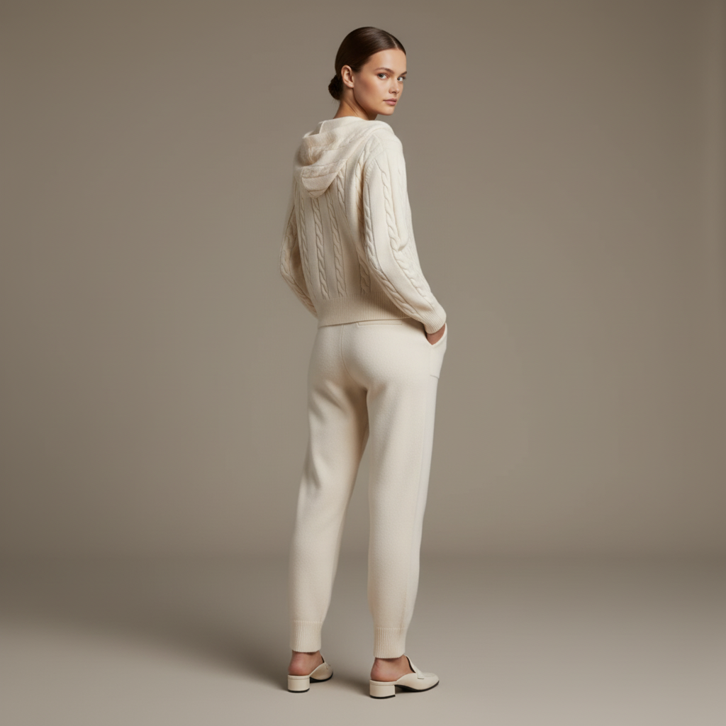 Arya Casual Jacquard Two Piece Set