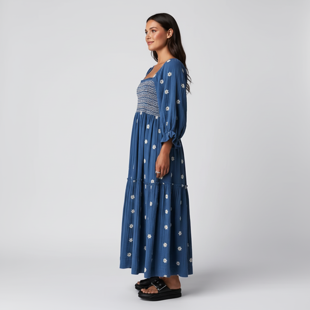 Gladys Puff Sleeve Dress