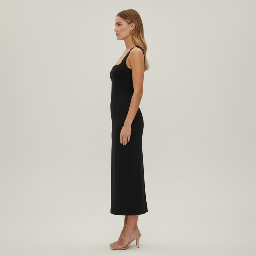 Dania Black Party Dress