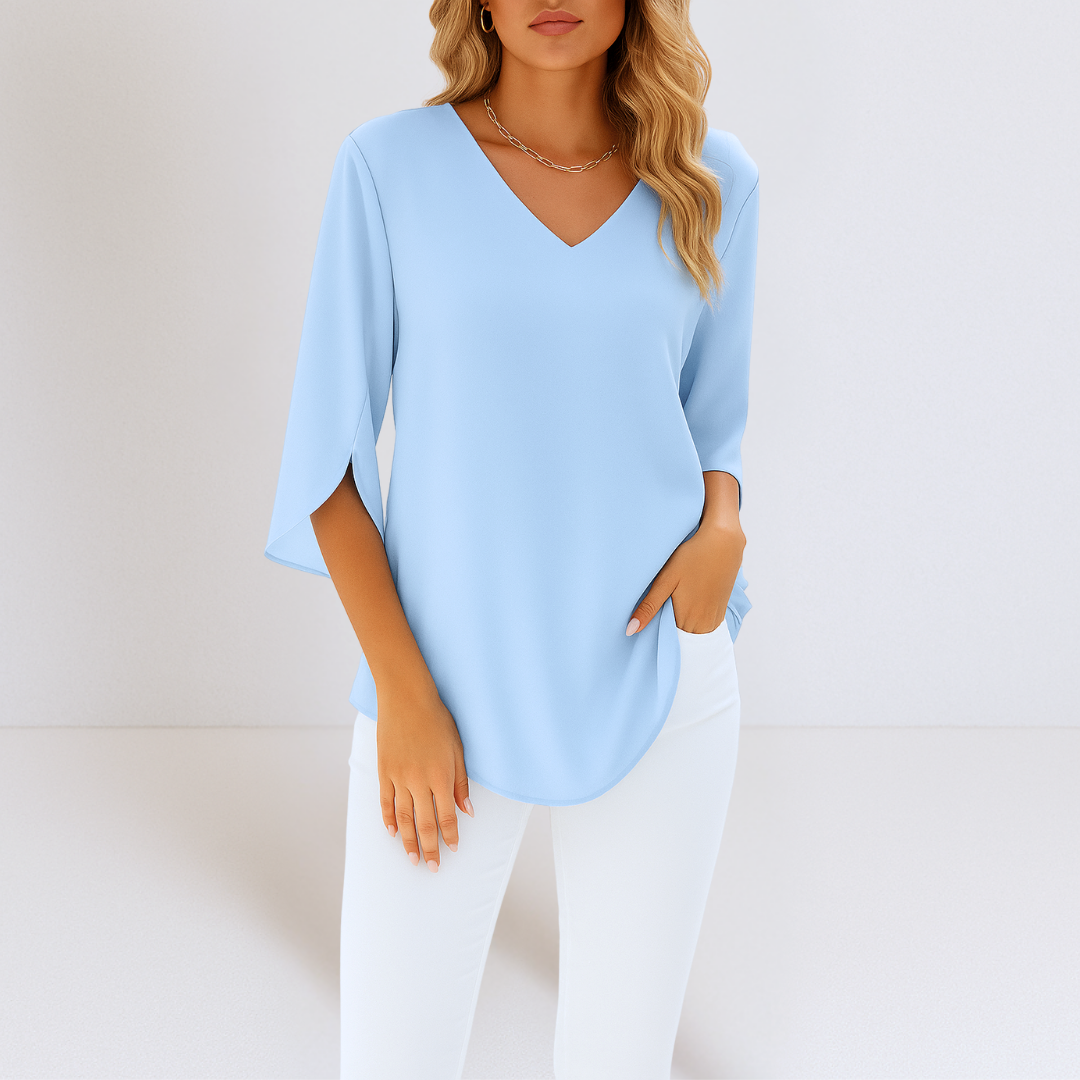 Everyday V-Neck Blouse