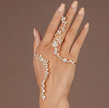 Luxe Leaf Palm Bangle