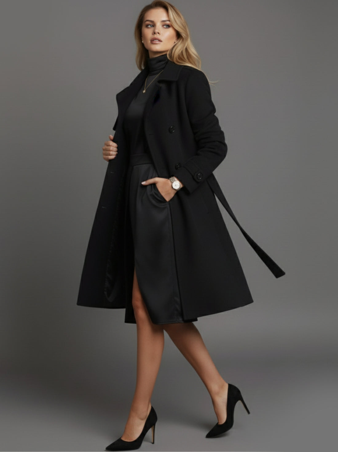 Naomi Buttons Coat