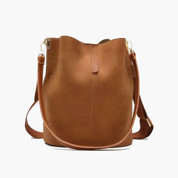 Dual Strap Slouchy Bucket Bag
