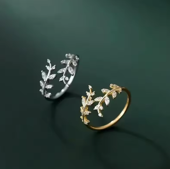 Sterling Branch Sparkle Ring