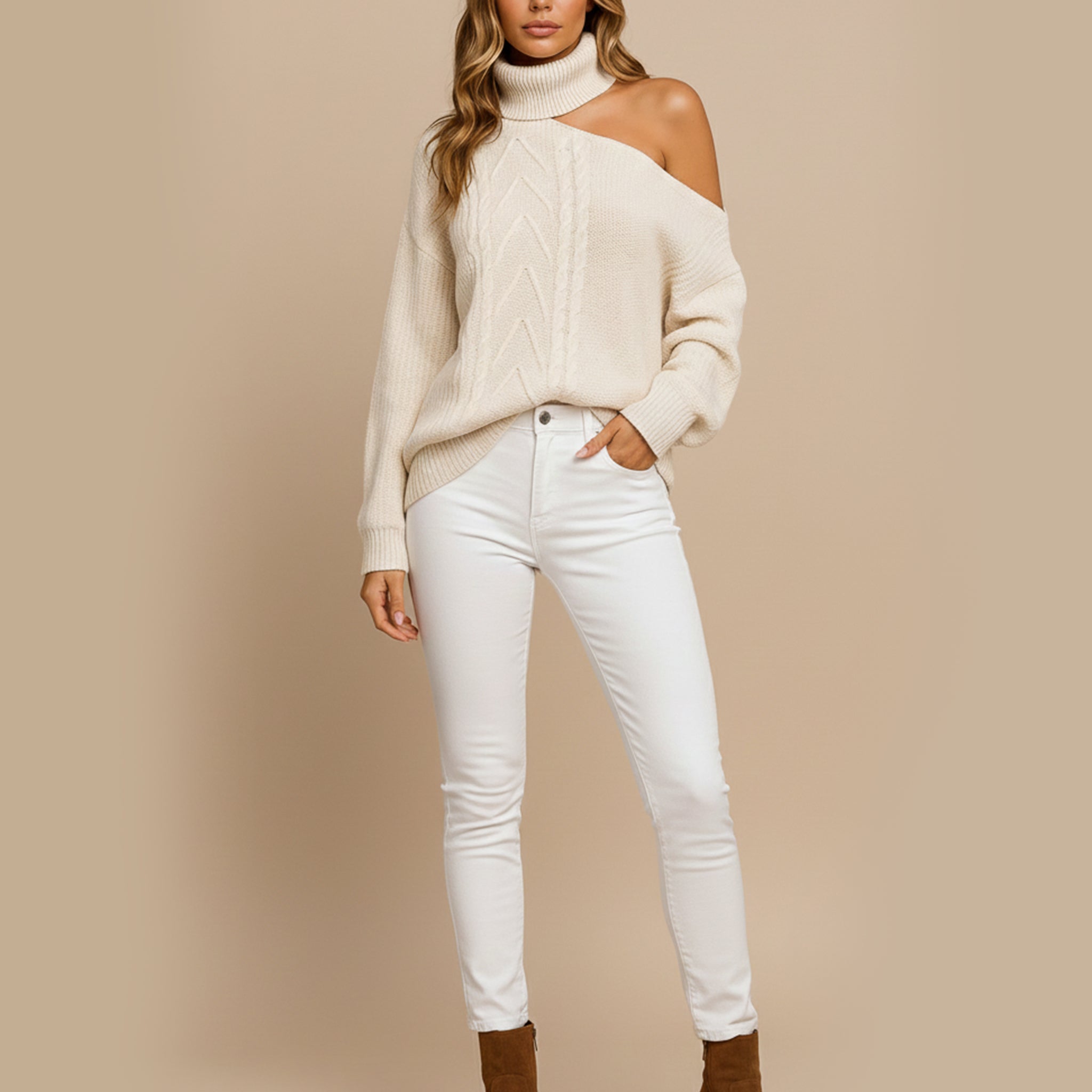 Trina Off Shoulder Sweater