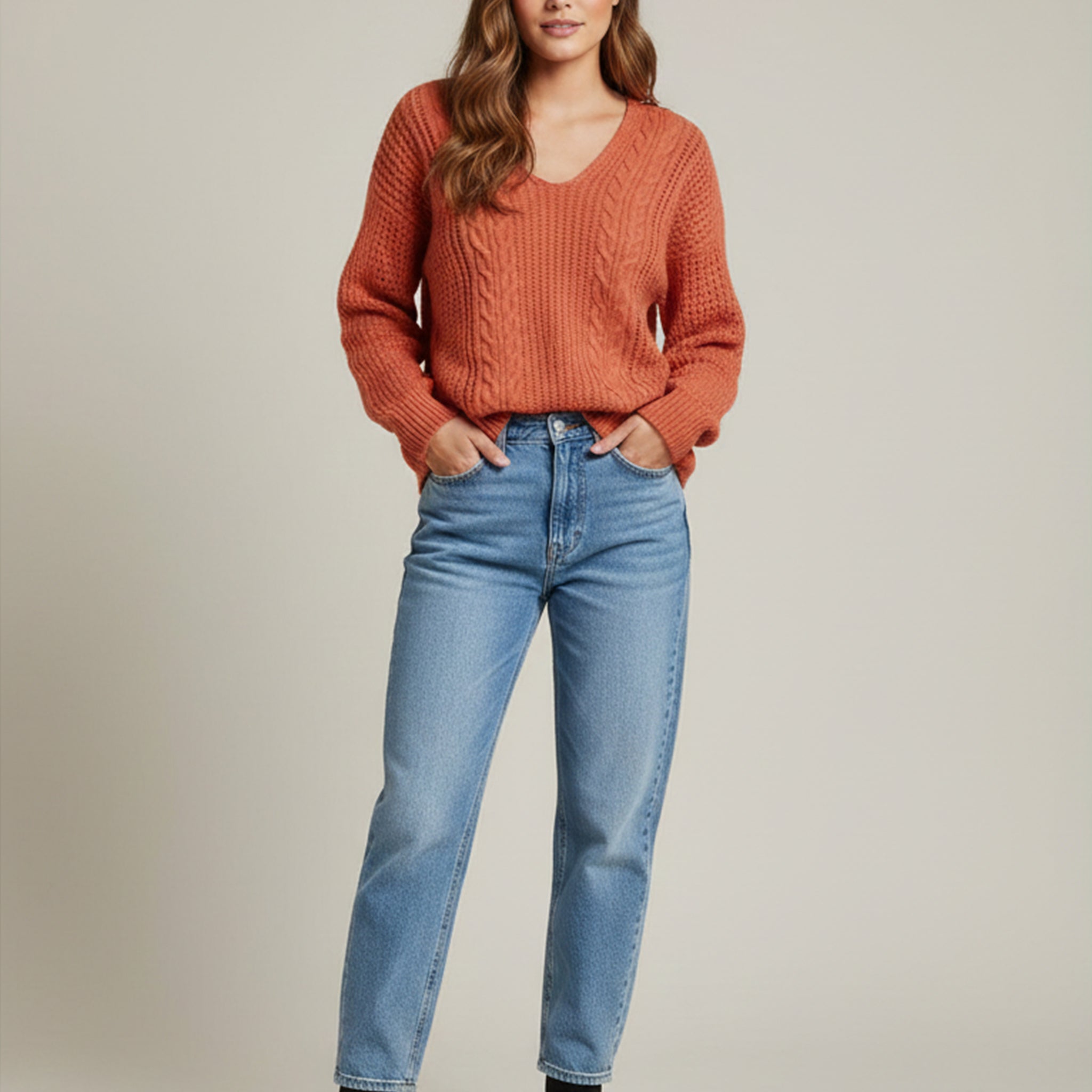 Cara Hollow Sweater Top