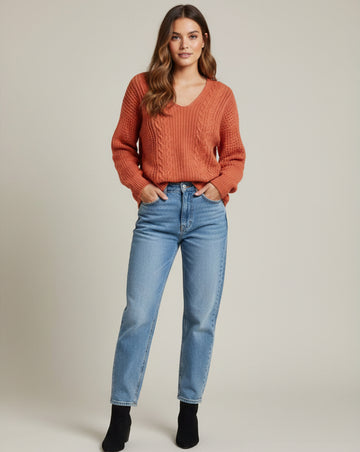 Cara Hollow Sweater Top