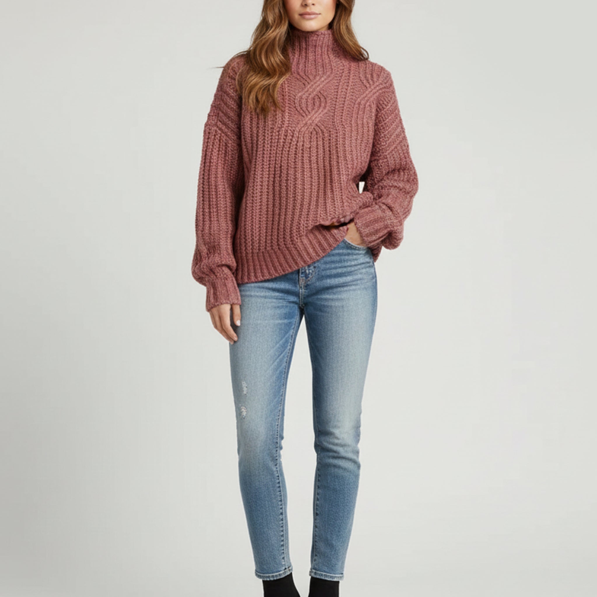 Lillian Cozy Knitted Pullover