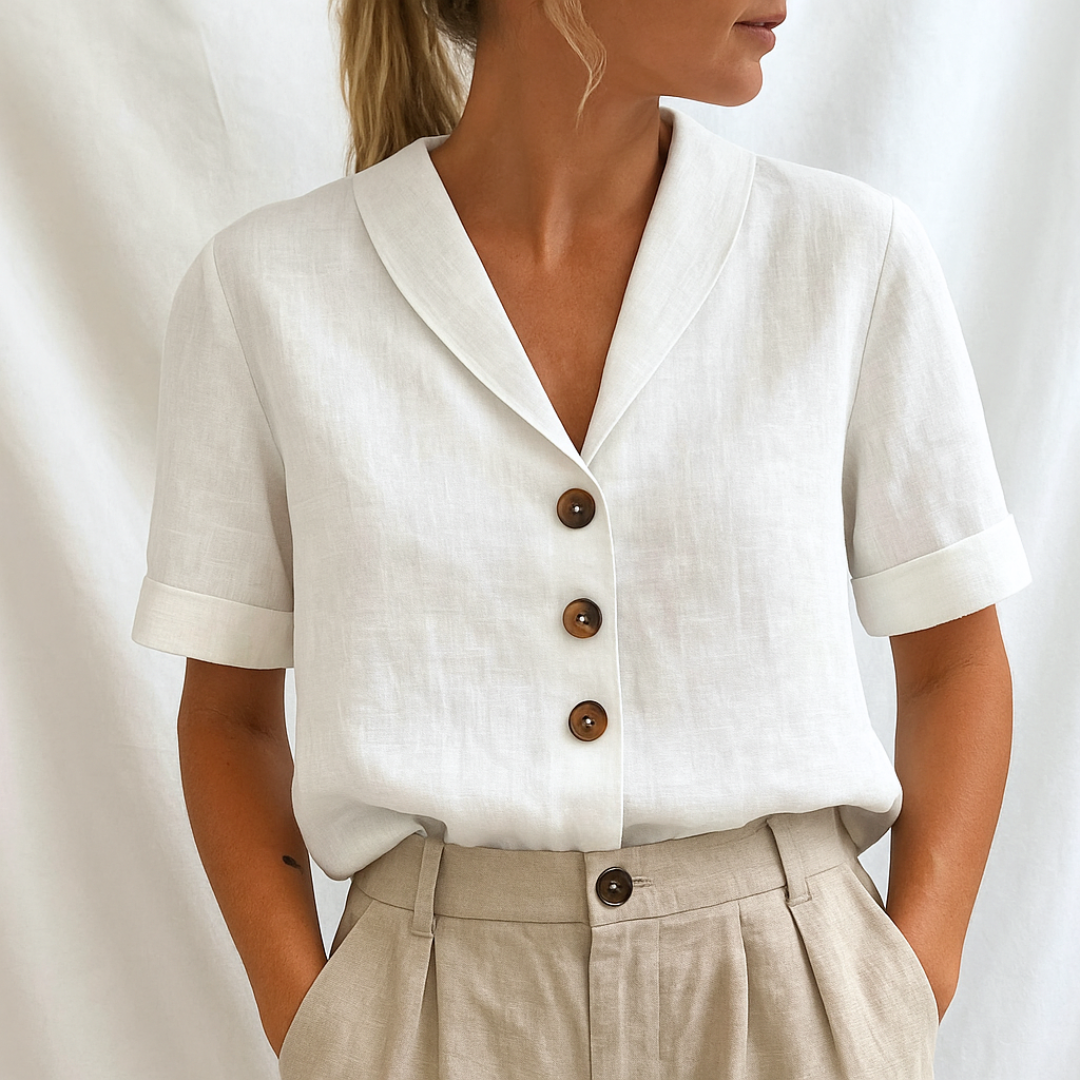 Chic Solid Blouse