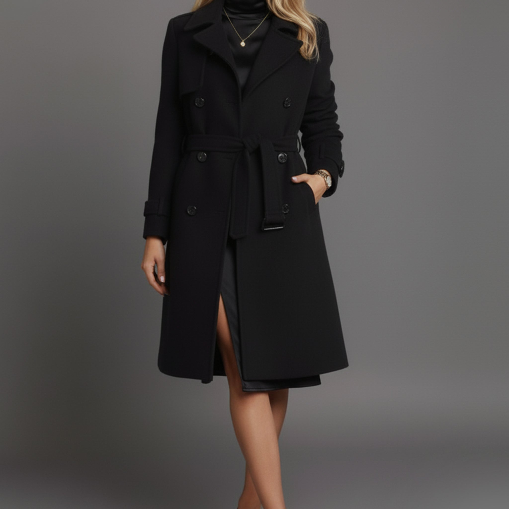 Naomi Buttons Coat