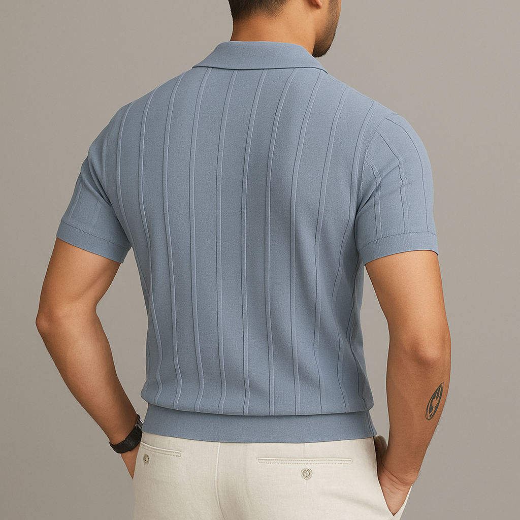 William Knitted Polo Shirt