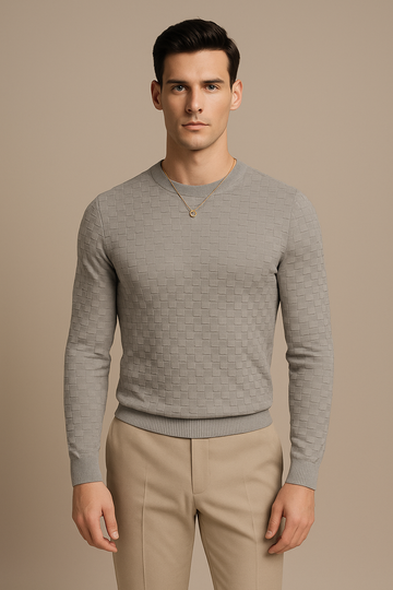 Tony Jacquard Long Sleeve