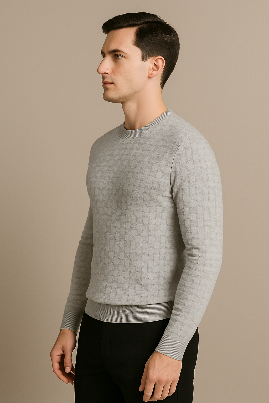 Tony Jacquard Long Sleeve