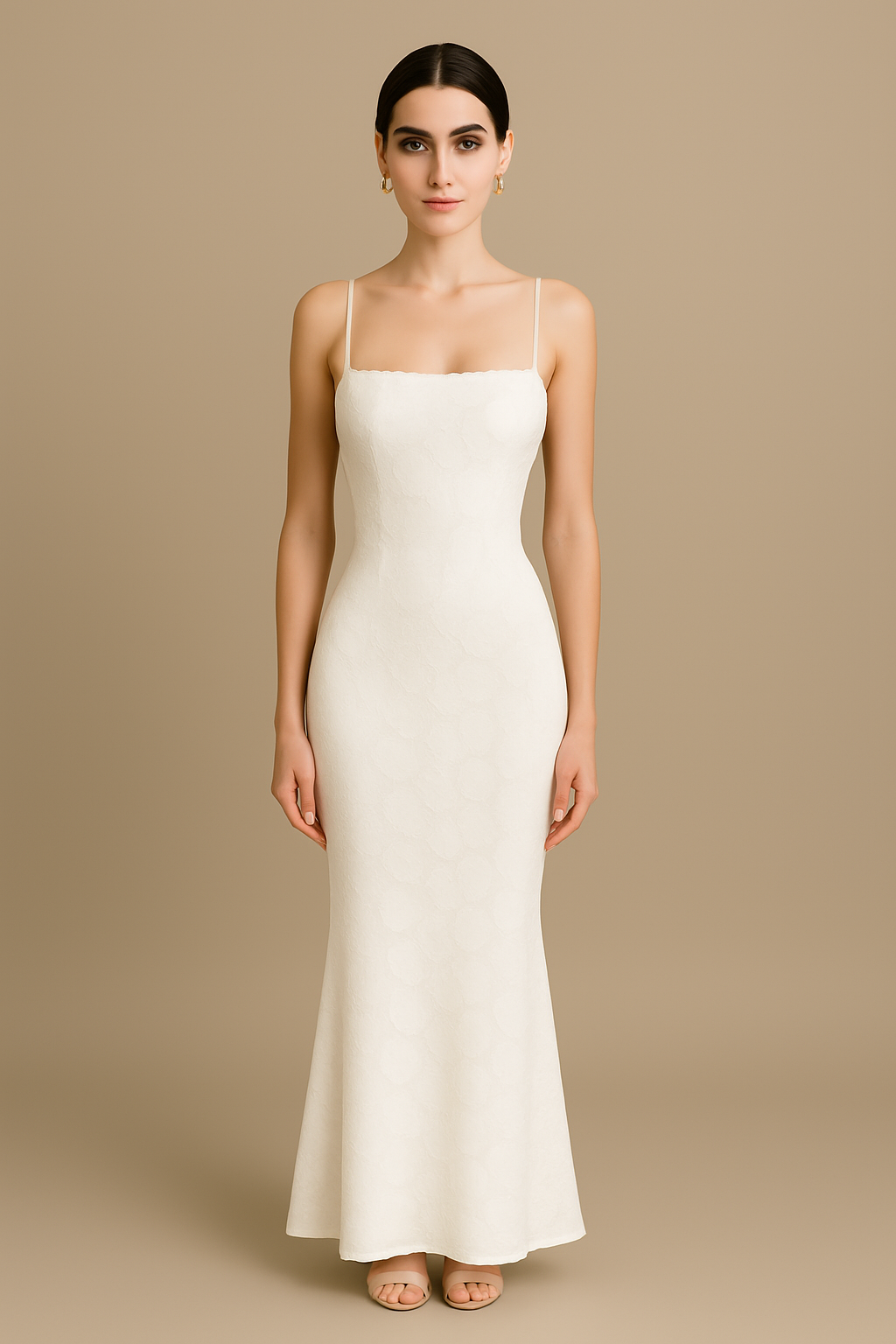 Aurora Lace-up Maxi Dress