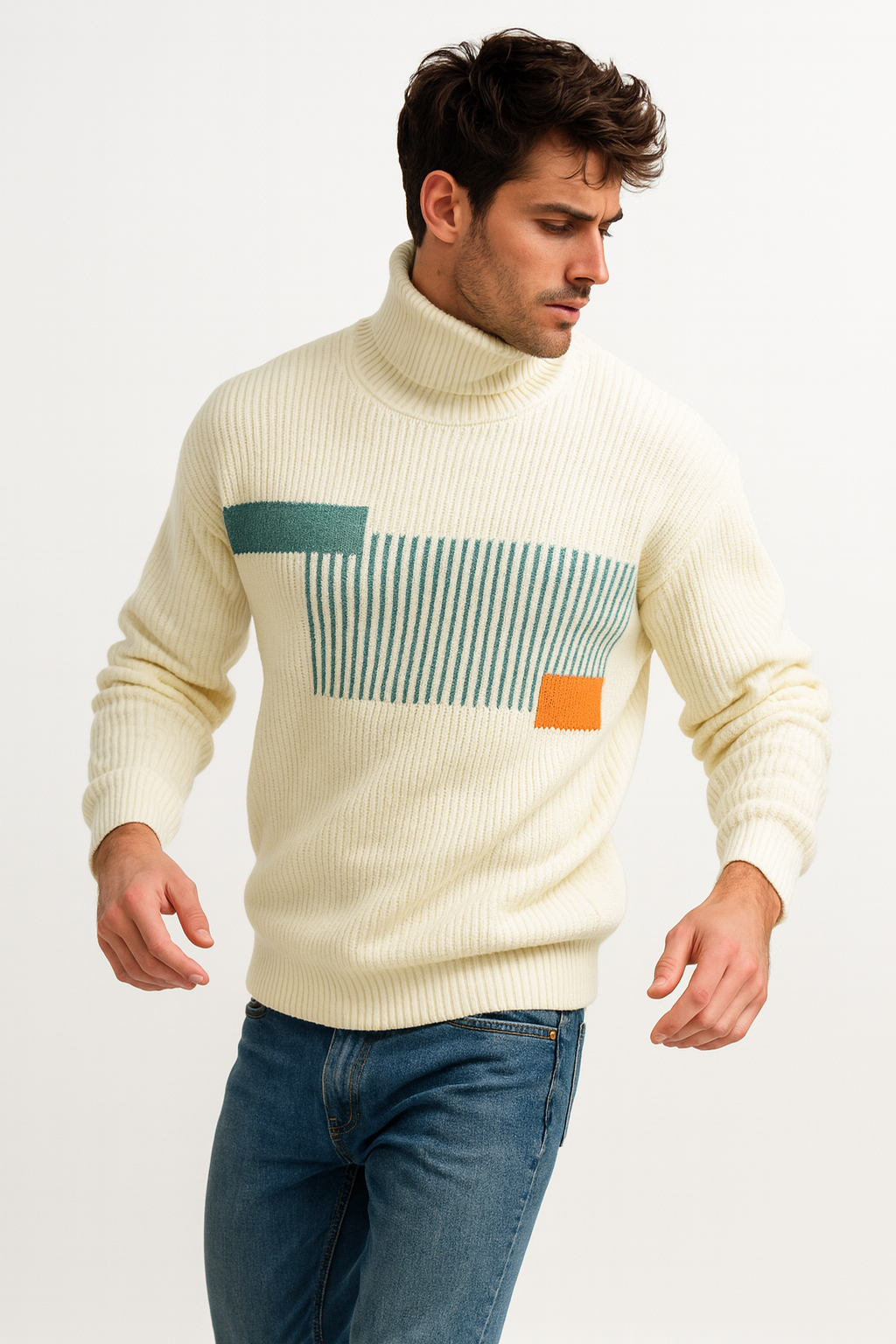 Luke Patchwork Sweater