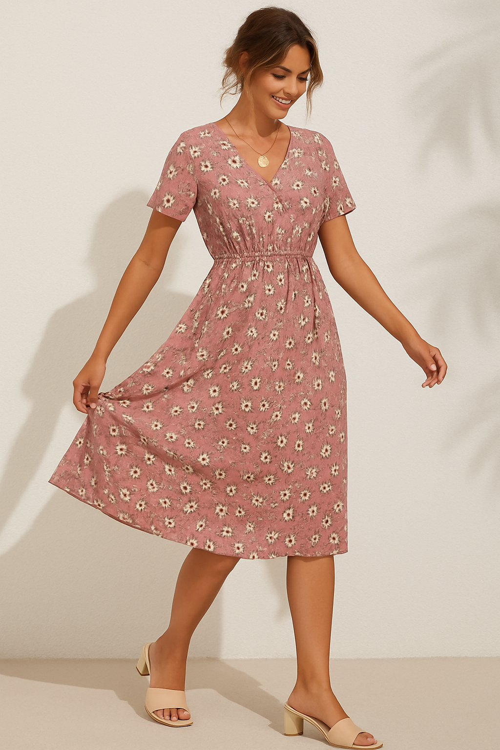 Luisa Floral Print Dress