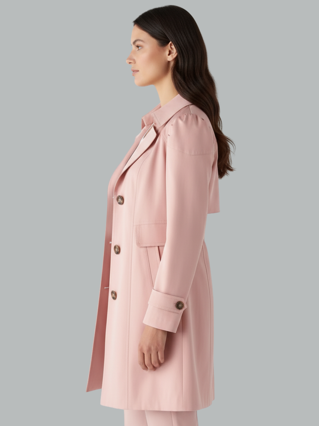 Classic Belted Trench Coat