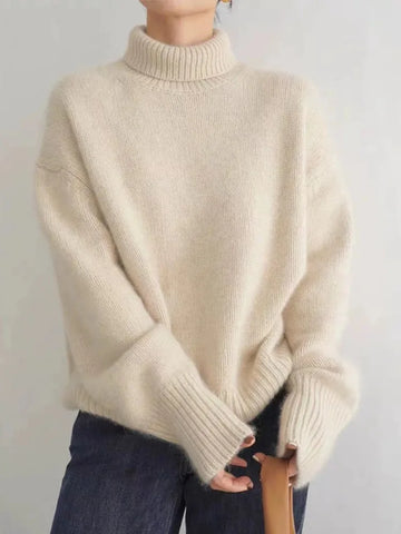 Classic Soft Knit Turtleneck Sweater