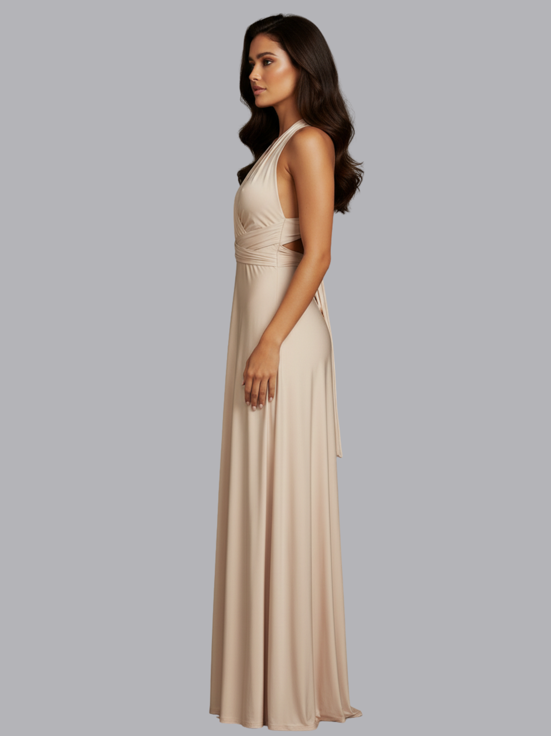 Convertible Wrap Maxi Dress