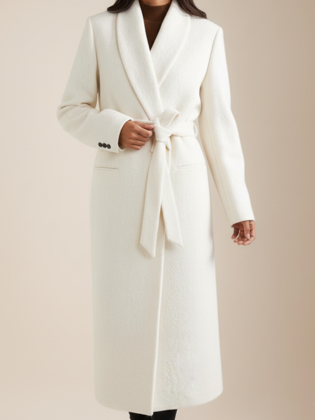 Judith Lapel Belted Coat