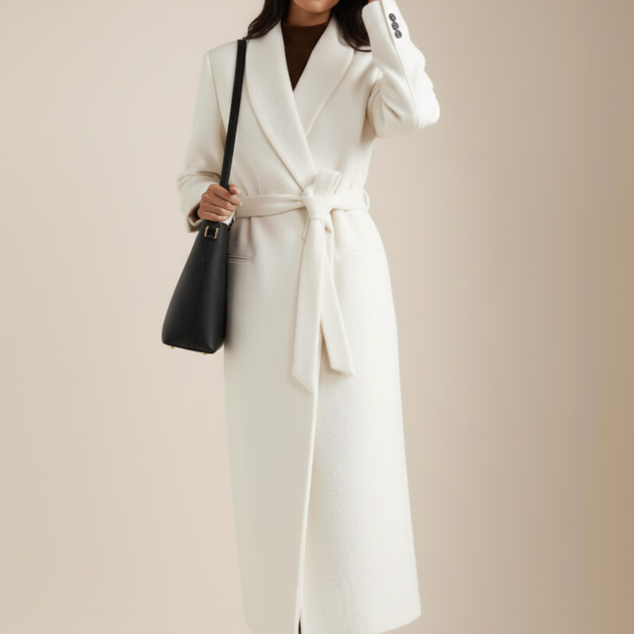 Judith Lapel Belted Coat