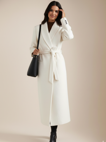 Judith Lapel Belted Coat