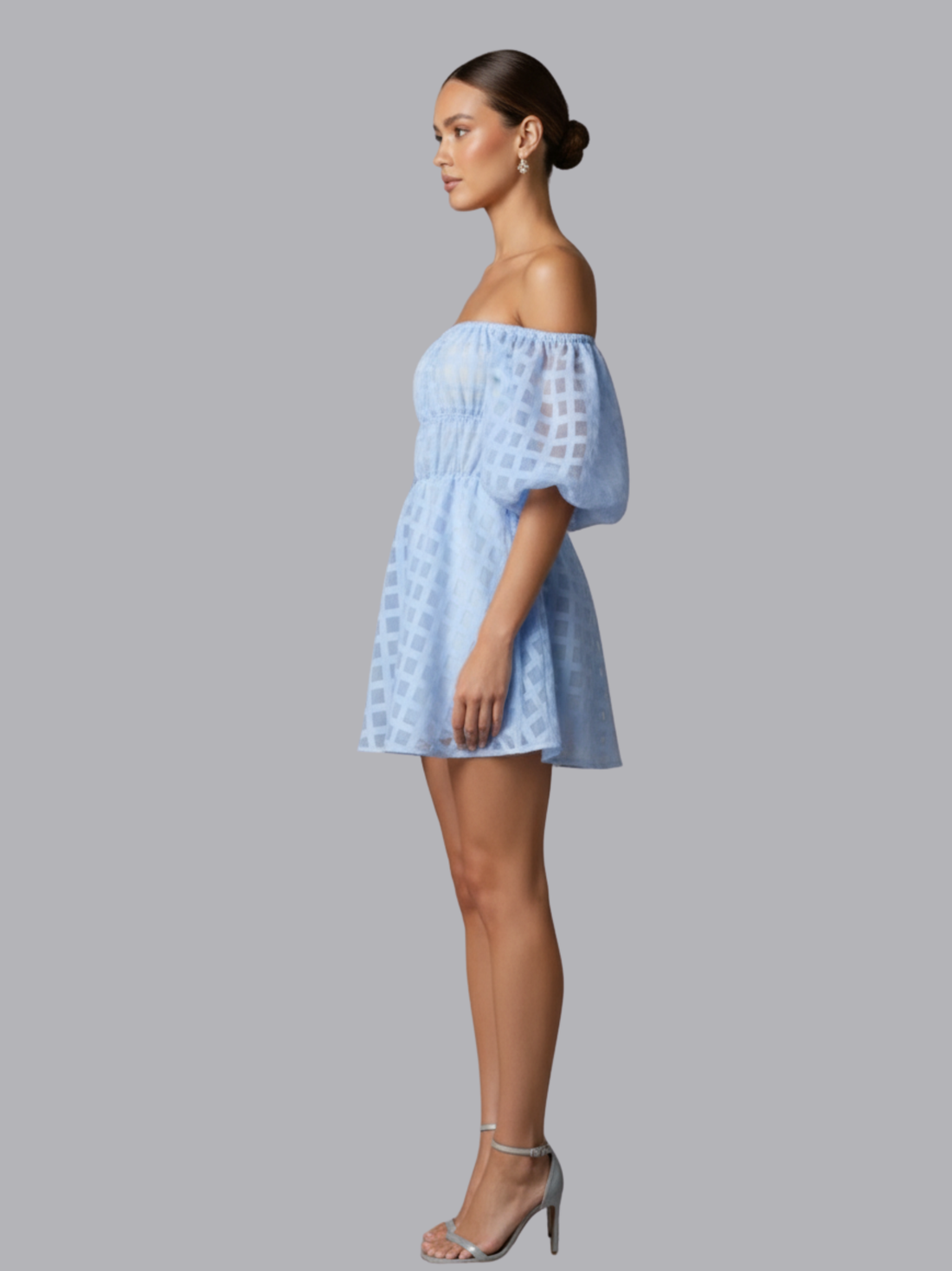 Crizza Puff Sleeve Mini Dress