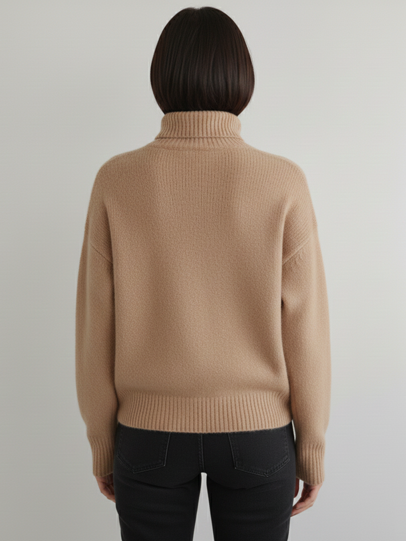Classic Soft Knit Turtleneck Sweater