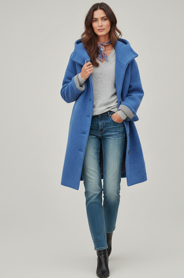 Oversized Wool Blend Coat