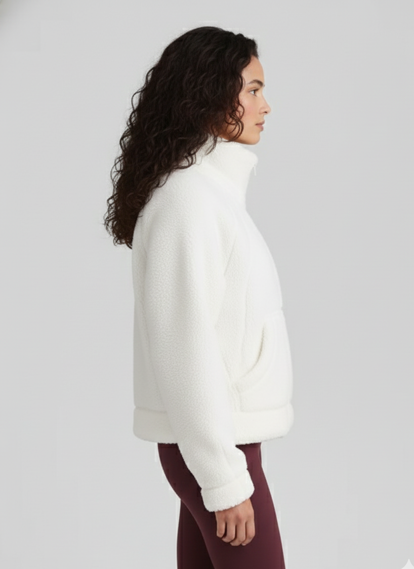 Cocoa Fleece Zip Jacket