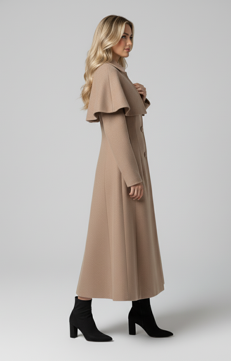 Daira Elegant Wrap Coat