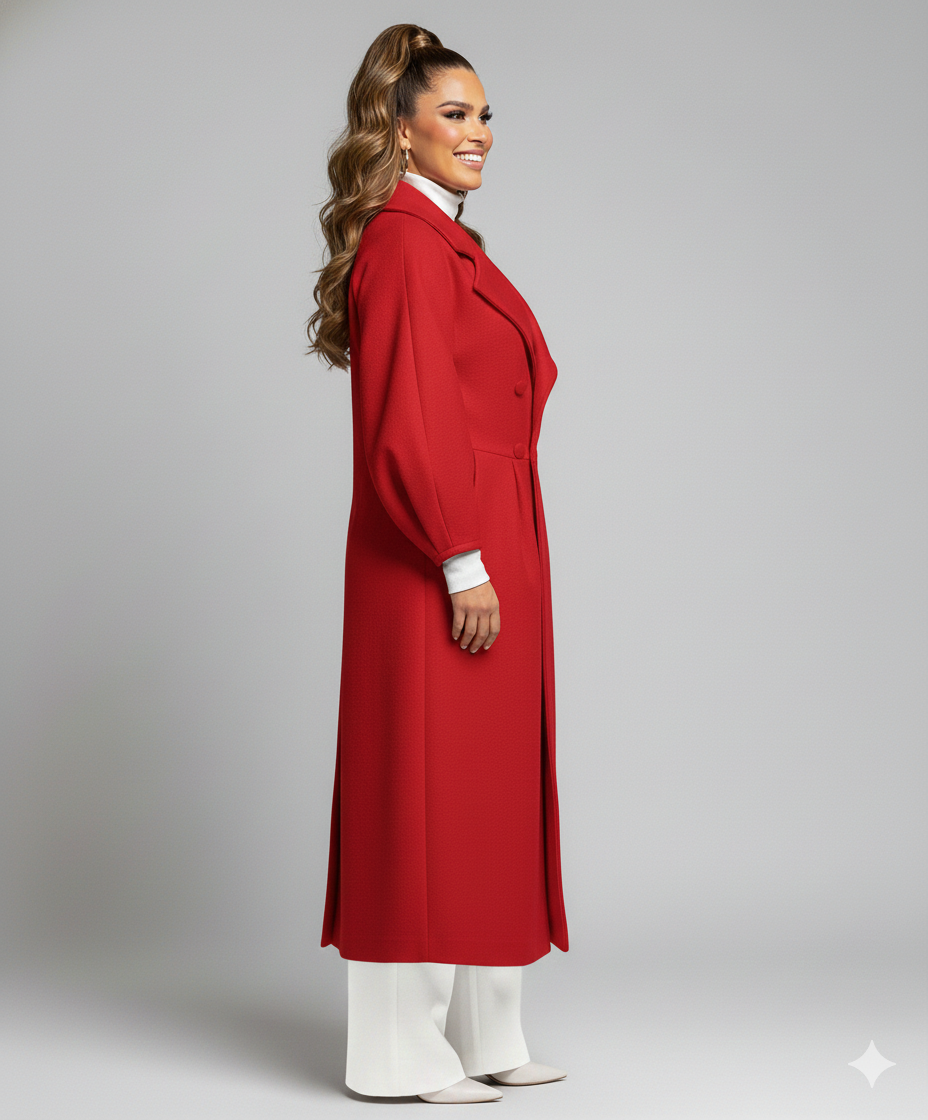 Beatrice Lantern Sleeve Coat