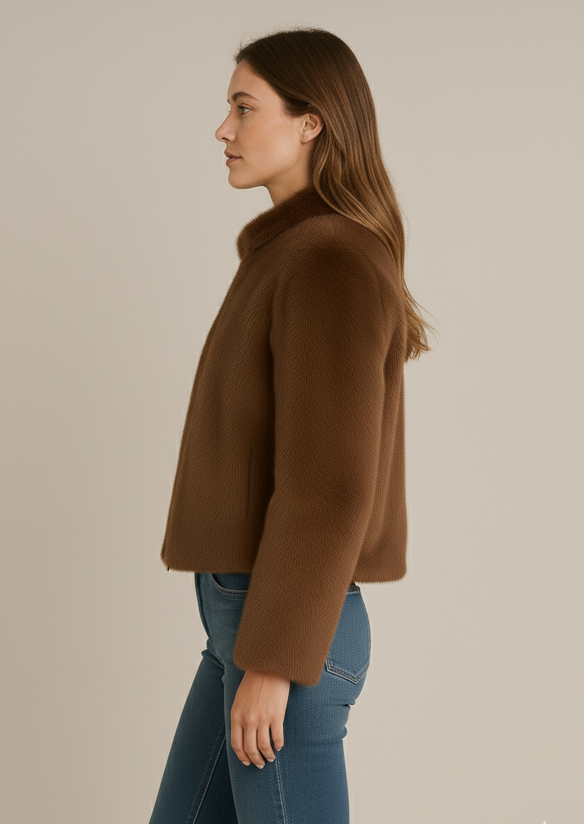 Nancy Elegant Faux Fur Jacket