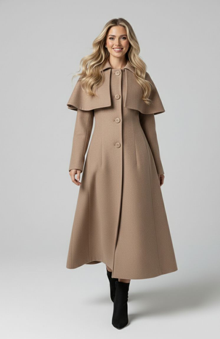Daira Elegant Wrap Coat