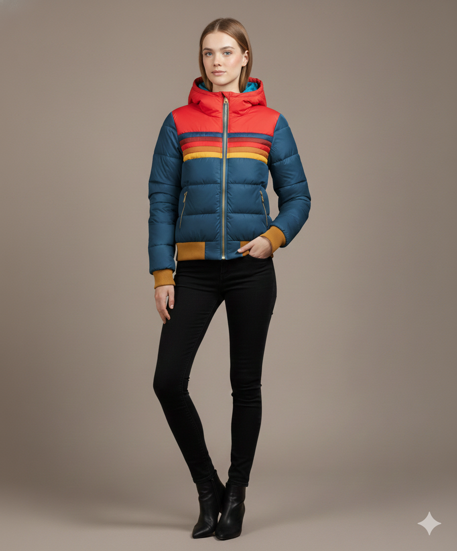 Jazzie Puffer Hooded Jacket