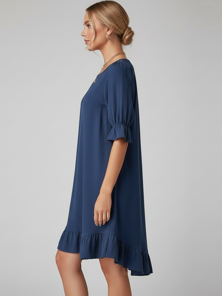 Clarisse Puffed Sleeve Dress