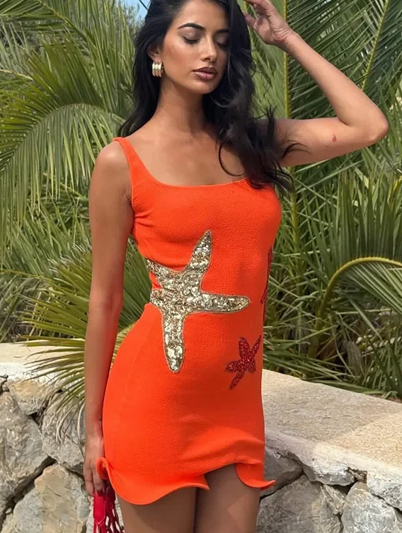 Sparkling Sequin Ruffle Mini Dress