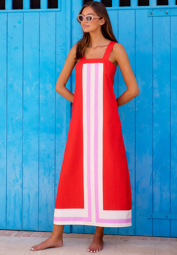 Striped Cotton Sundress