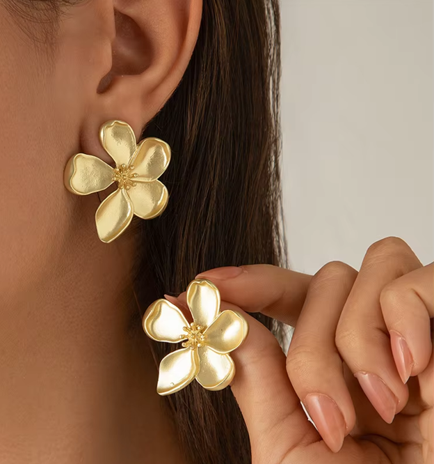 Bloom Petal Stud Earrings