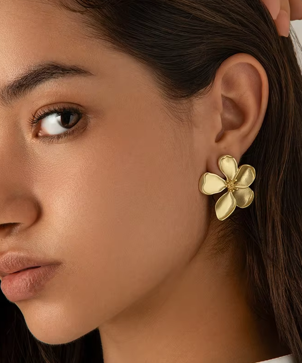 Bloom Petal Stud Earrings
