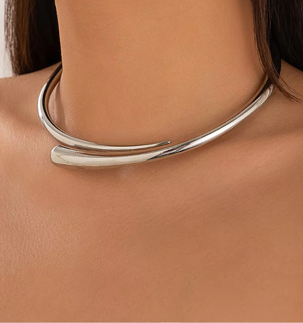 Irregular Water Drop Choker &amp; Bracelet Set