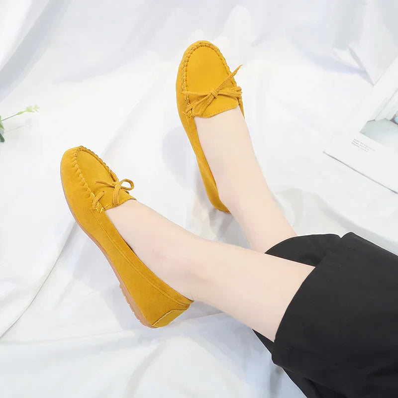 Classic Suede Moccasin Flats