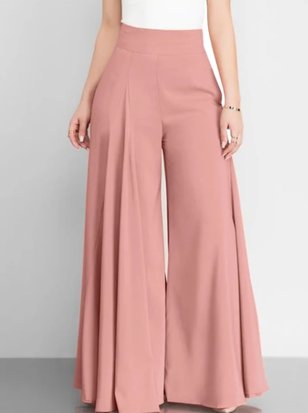 High Waist Wide Leg Palazzo Pants