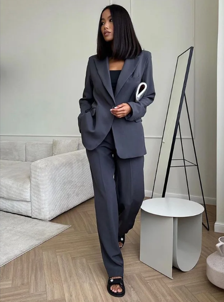Blazer, Vest and Tailored Trousers Set