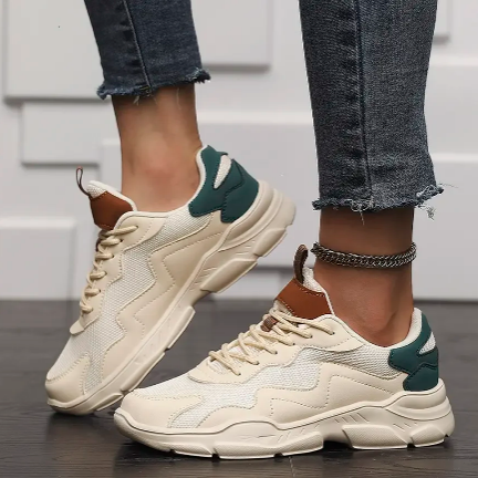 Colorblock Chunky Sole Sneakers